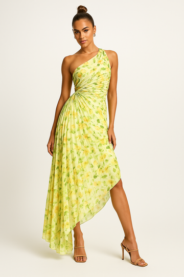 Ein-Schulter-Kleid