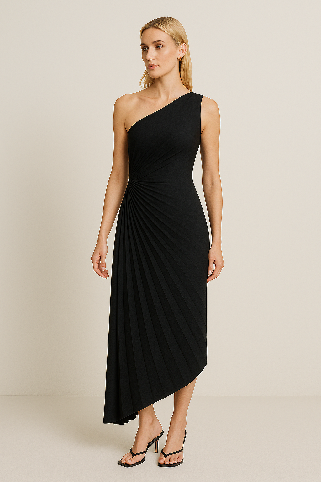 Ein-Schulter-Kleid