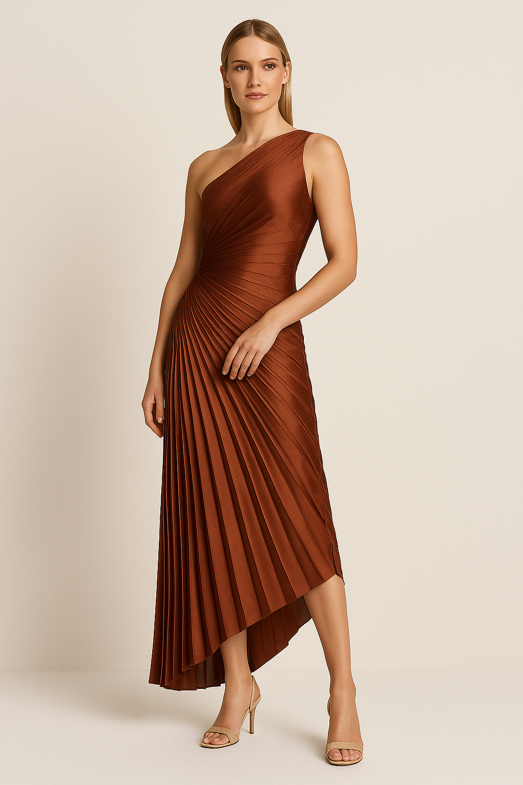 Ein Schulter Kleid - 1 kaufen, 2 bekommen